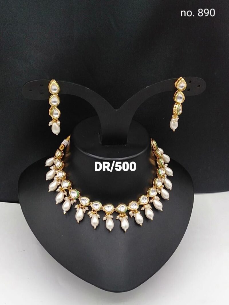 DR 500 Kundan Necklace Set