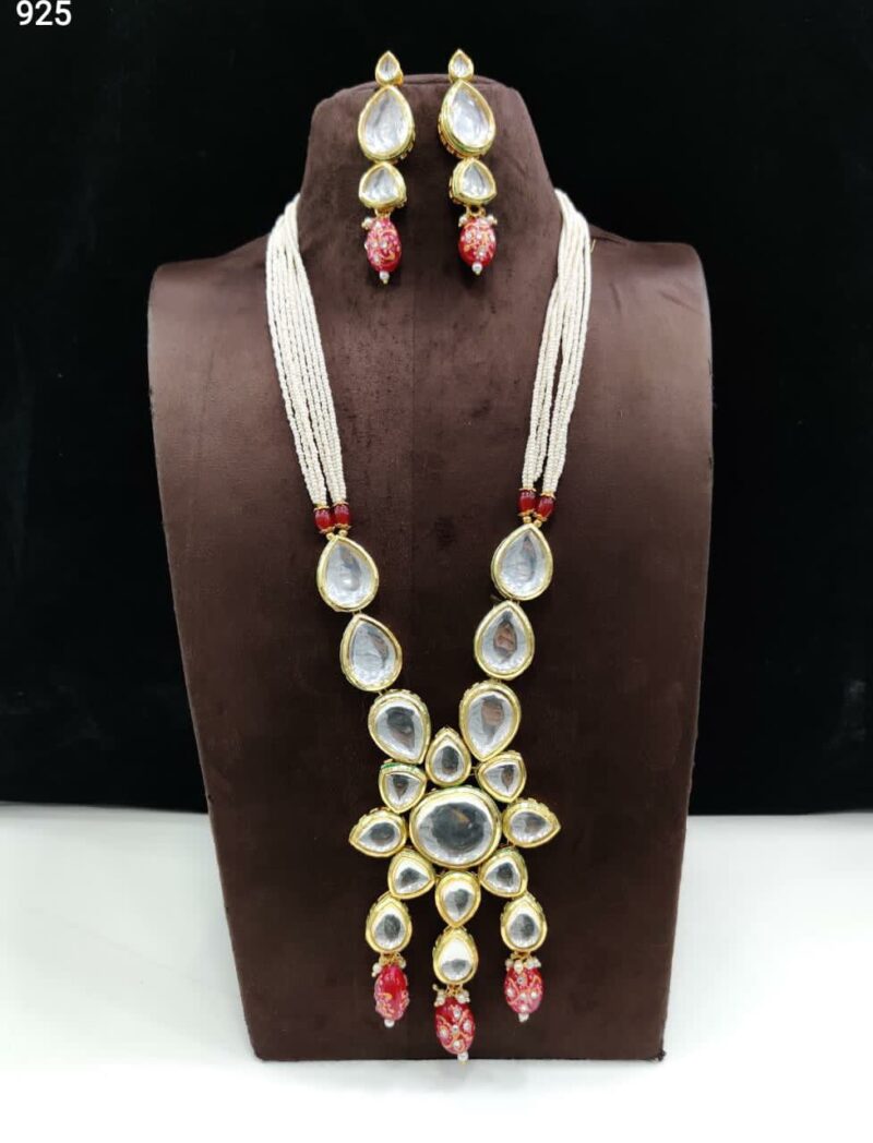 28 Inch Kundan Long Set