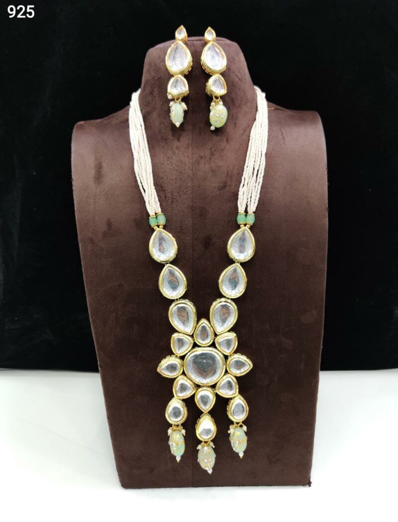 28 Inch Kundan Long Set - Image 2