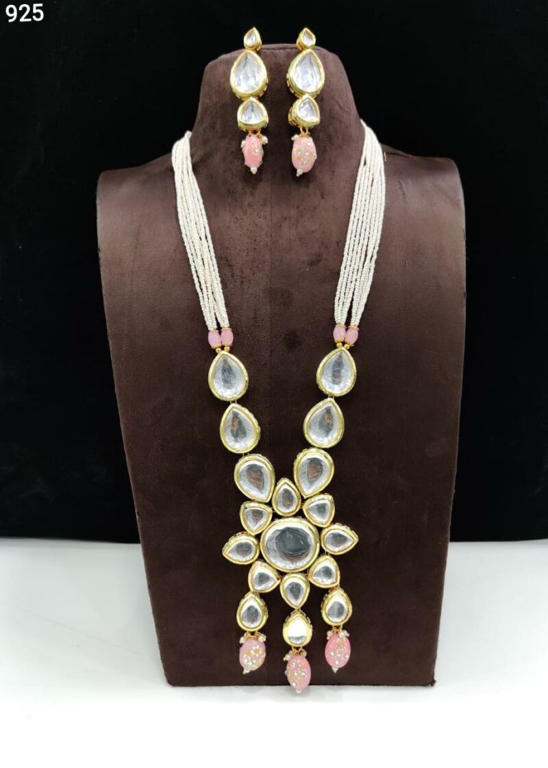 28 Inch Kundan Long Set - Image 3