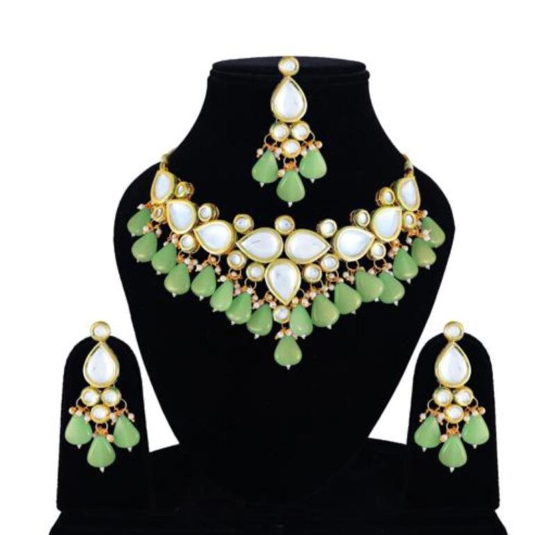 Golden Designer Kundan Sets - Image 2