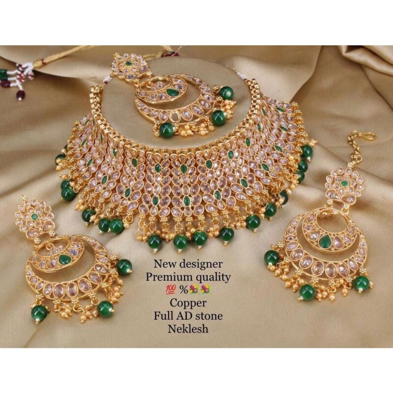 American Diamond Full Bridal Set - Image 2